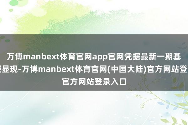 万博manbext体育官网app官网凭据最新一期基金季报显现-万博manbext体育官网(中国大陆)官方网站登录入口