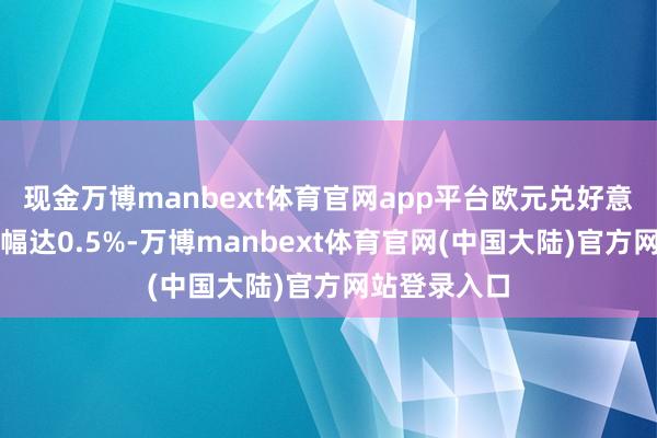 现金万博manbext体育官网app平台欧元兑好意思元日内跌幅达0.5%-万博manbext体育官网(中国大陆)官方网站登录入口