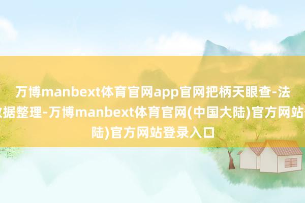 万博manbext体育官网app官网把柄天眼查-法则案件数据整理-万博manbext体育官网(中国大陆)官方网站登录入口