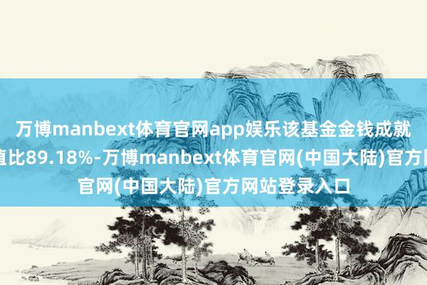 万博manbext体育官网app娱乐该基金金钱成就：股票占净值比89.18%-万博manbext体育官网(中国大陆)官方网站登录入口