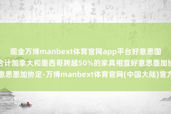 现金万博manbext体育官网app平台好意思国商务部长卢特尼克称他合计加拿大和墨西哥跨越50%的家具相宜好意思墨加协定-万博manbext体育官网(中国大陆)官方网站登录入口