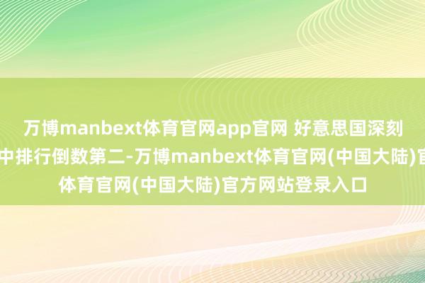万博manbext体育官网app官网 好意思国深刻注解在40个国度中排行倒数第二-万博manbext体育官网(中国大陆)官方网站登录入口